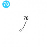 item#78 BJ Style BTS Tubing Tong Gear Shift Finger