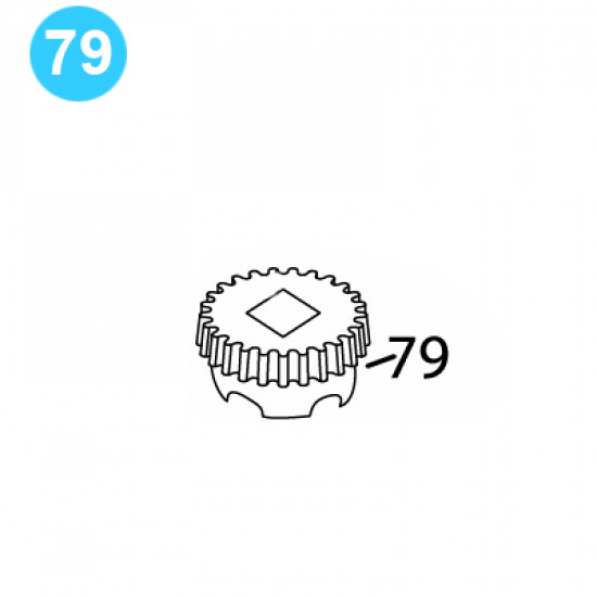item#79 BJ Style BTS Tubing Tong High Speed Driven Gear image