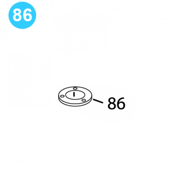 item#86 BJ Style BTS Tubing Tong Frame (Bottom) Gear Box Bearing Plate image