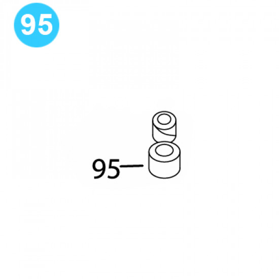 item#95 BJ Style BTS Tubing Tong Outer Ring Small Roller image