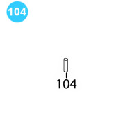item#104 BJ Style BTS Tubing Tong Outer Ring Sprocket Dowel Pin, 5/8" x 3"
