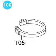 item#106 BJ Style BTS Tubing Tong Brake Band Assembly