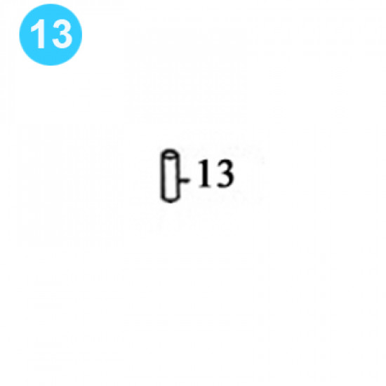 item#13 Foster Style Backup 5893R Dowel Pin image