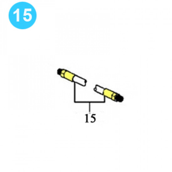item#15 Foster Style Backup 5893R 1 Wire Air Hose Foster Style Backup 5893R image