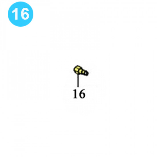 item#16 Foster Style Backup 5893R Air Hose Quick image