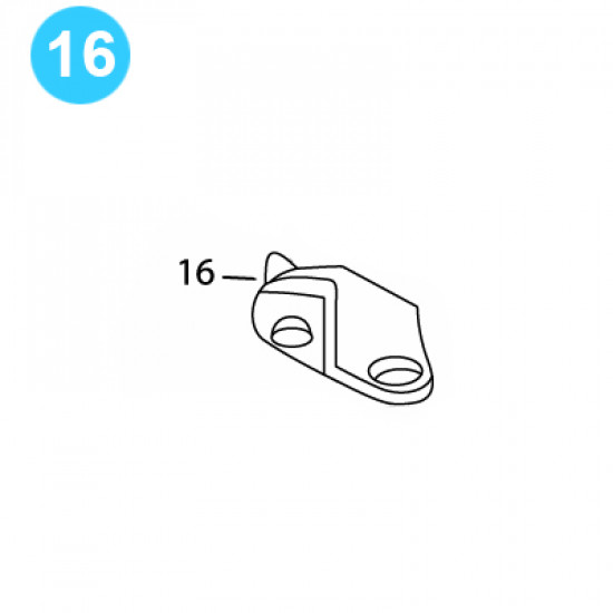 item#16 BJ Style CTSX Tubing Tong Guard, Bottom Half BJ Style CTSX Tubing Tong image