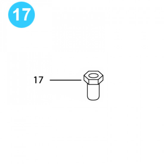 item#17 BJ Style CTSX Tubing Tong Top Guard Nut BJ Style CTSX Tubing Tong image