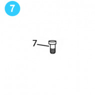 item#7 BJ Style CTSX Tubing Tong Capscrew, Brake Band