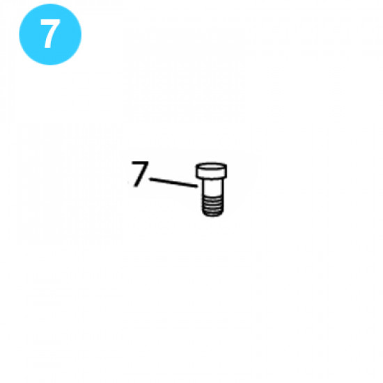 item#7 BJ Style CTSX Tubing Tong Capscrew, Brake Band image