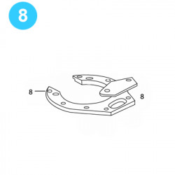 item#8 BJ Style CTSX Tubing Tong Brake Band Cover item#8 BJ Style CTSX Tubing Tong Brake Band Cover