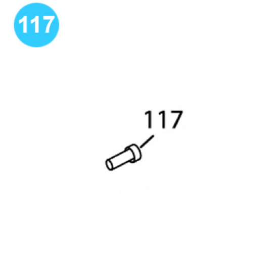 item#117 BJ Style CTSX Tubing Tong Hex Head Capscrew image