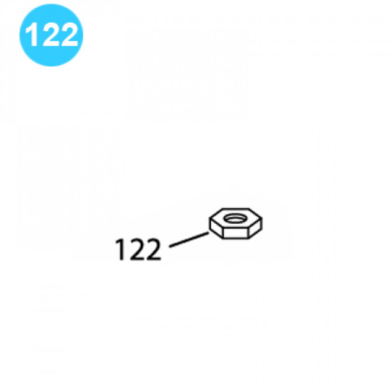 item#122 BJ Style CTSX Tubing Tong Nut-Shoulder Screw BJ Style CTSX Tubing Tong image