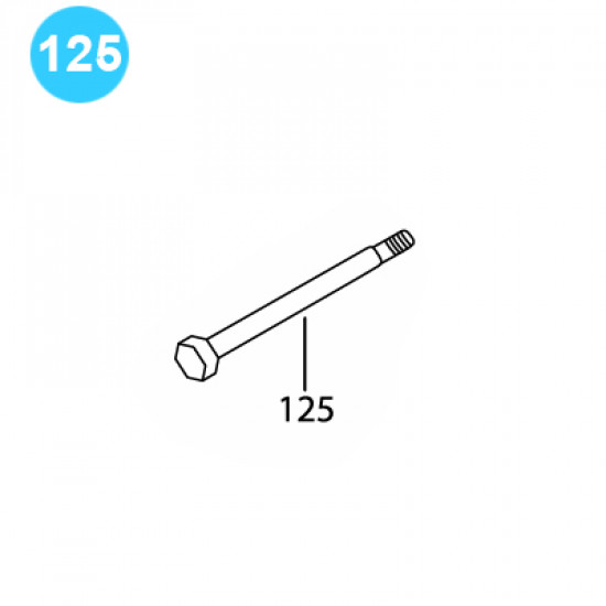 item#125 BJ Style CTSX Tubing Tong Hex Head Bolt BJ Style CTSX Tubing Tong image