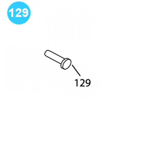 item#129 BJ Style CTSX Tubing Tong Clevis Pin image