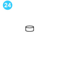 item#24 BJ Style CTSX Tubing Tong Guard Spring Bolt 3/8" x 2"