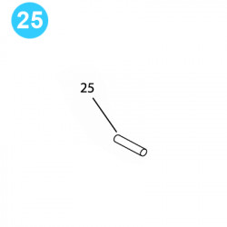 item#25 BJ Style CTSX Tubing Tong Hanger Pin 5/8" x 3-1/8" item#25 BJ Style CTSX Tubing Tong Hanger Pin 5/8" x 3-1/8"