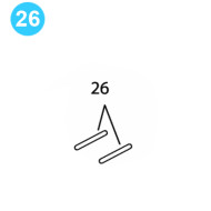 item#26 BJ Style CTSX Tubing Tong Spiral Pin (Roll Pin)