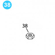 item#38 BJ Style CTSX Tubing Tong Roller Shaft Elastic Stop Nut 3/4"