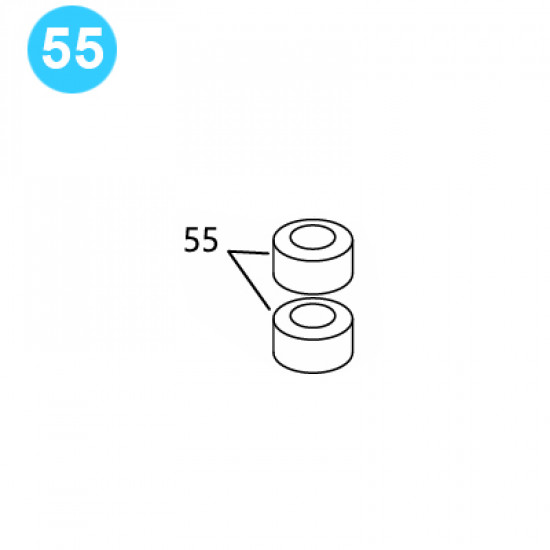 item#55 BJ Style CTSX Tubing Tong Inner Idler Sprocket Bearing BJ Style CTSX Tubing Tong image