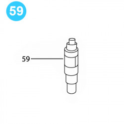 item#59 BJ Style CTSX Tubing Tong Idler Sprocket Shaft Assembly item#59 BJ Style CTSX Tubing Tong Idler Sprocket Shaft Assembly