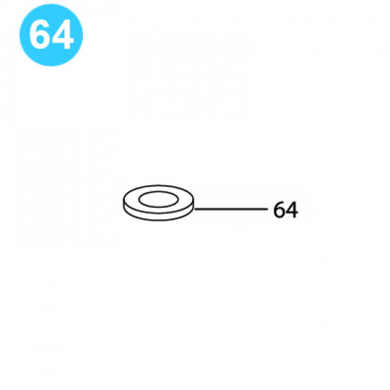 item#64 BJ Style CTSX Tubing Tong Idler Sprocket Spacer BJ Style CTSX Tubing Tong image