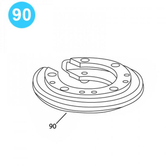 item#90 BJ Style CTSX Tubing Tong Outer Ring image