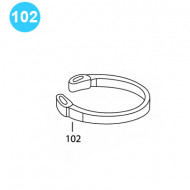 item#102 BJ Style CTSX Tubing Tong Brake Band Assembly 5-1/2"