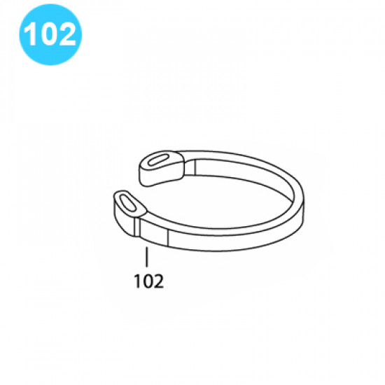 item#102 BJ Style CTSX Tubing Tong Brake Band Assembly 5-1/2