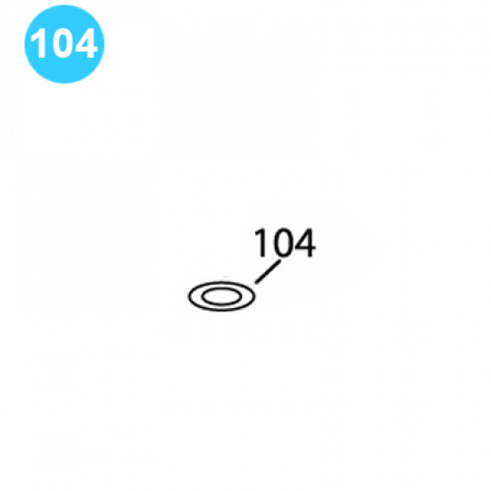 item#104 BJ Style CTSX Tubing Tong Star Washer image