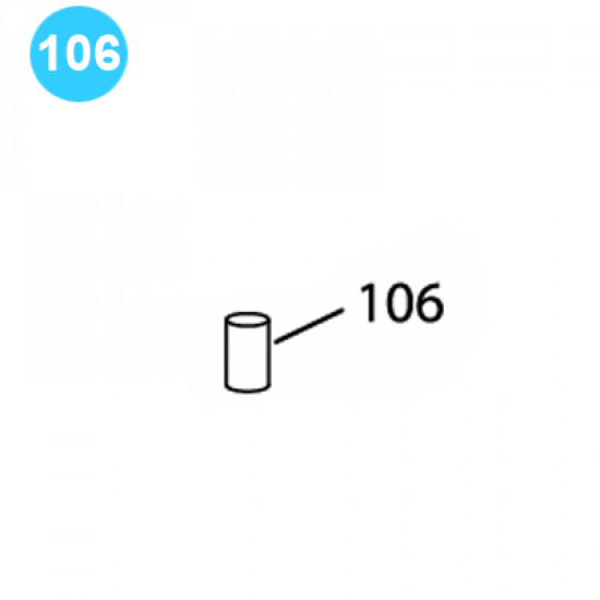 item#106 BJ Style CTSX Tubing Tong Gear Box Cover Dowel Pin 5/8