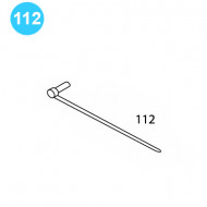 item#112 BJ Style CTSX Tubing Tong Throttle Rod Weldment