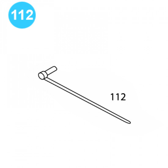 item#112 BJ Style CTSX Tubing Tong Throttle Rod Weldment image