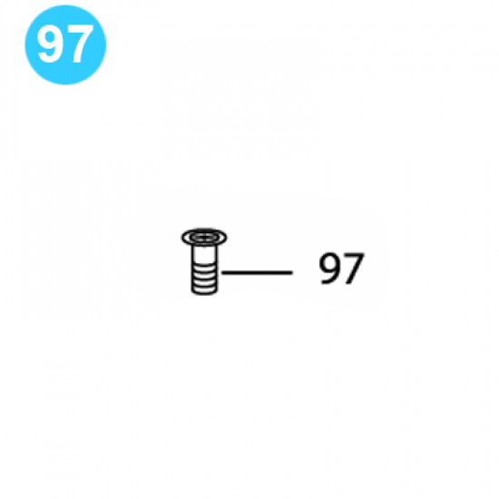 item#97 BJ Style CTSX Tubing Tong Outer Ring Sprocket Bolt (Short) BJ Style CTSX Tubing Tong image