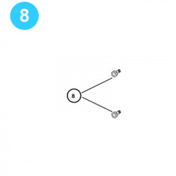 item#8 Cavins Style Spider Model B Screw F/Guard item#8 Cavins Style Spider Model B Screw F/Guard