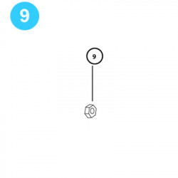 item#9 Cavins Style Spider Model B Gate Bolt item#9 Cavins Style Spider Model B Gate Bolt