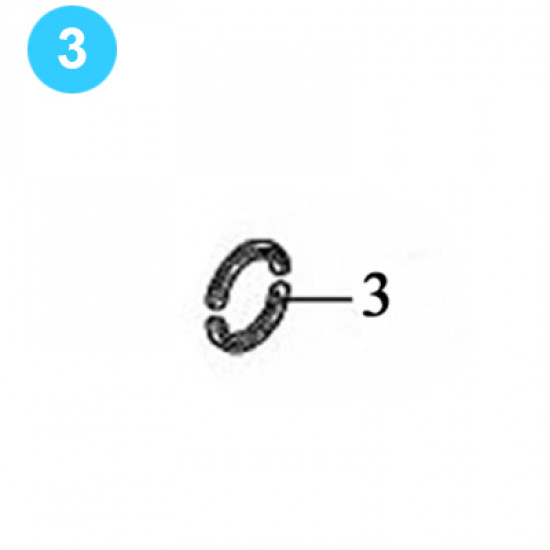 item#3 Foster Style Clutch Assembly 5893R Split Ring Foster Style Clutch Assembly 5893R image