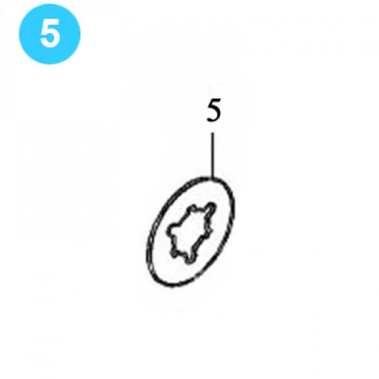 item#5 Foster Style Clutch Assembly 5893R Inner Disc image