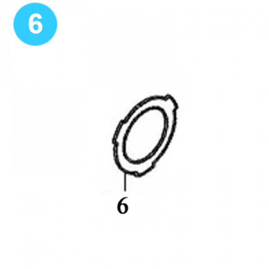 item#6 Foster Style Clutch Assembly 5893R Outer Disc image