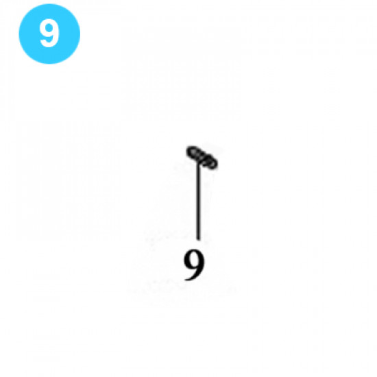 item#9 Foster Style Clutch Assembly 5893R Spring Pin image