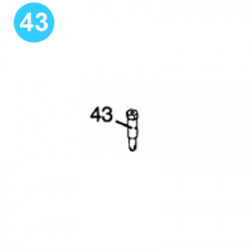 item#43 Eckel Style 4-1/2" UHT 20 Tong Door Latch item#43 Eckel Style 4-1/2" UHT 20 Tong Door Latch