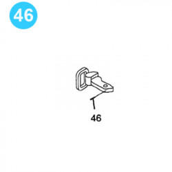 item#46 Eckel Style 4-1/2" UHT 20 Tong Spring Pin item#46 Eckel Style 4-1/2" UHT 20 Tong Spring Pin
