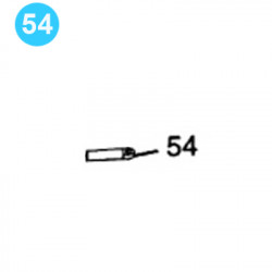 item#54 Eckel Style 4-1/2" UHT 20 Tong Door Spring item#54 Eckel Style 4-1/2" UHT 20 Tong Door Spring