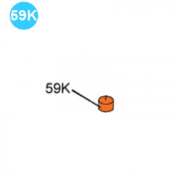 item#59K Eckel Style 4-1/2" UHT 20 Tong Bottom Idler