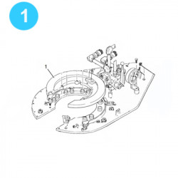 item#1 Eckel Style 5-1/2" STD 3-8 Plates Tong Top Cag item#1 Eckel Style 5-1/2" STD 3-8 Plates Tong Top Cag