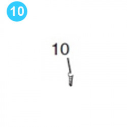 item#10 Eckel Style 5-1/2" STD 3-8 Plates Tong Retainer Screw item#10 Eckel Style 5-1/2" STD 3-8 Plates Tong Retainer Screw