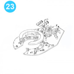 item#23 Eckel Style 5-1/2" STD 3-8 Plates Tong Brake Band Retainer item#23 Eckel Style 5-1/2" STD 3-8 Plates Tong Brake Band Retainer