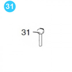 item#31 Eckel Style 5-1/2" STD 3-8 Plates Tong Head Roller Pin item#31 Eckel Style 5-1/2" STD 3-8 Plates Tong Head Roller Pin