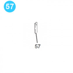 item#57 Eckel Style 5-1/2" STD 3-8 Plates Tong Pivot Arm