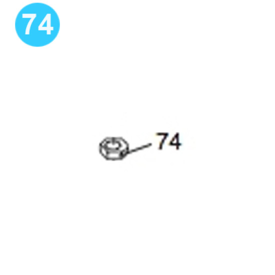 item#74 Eckel Style 7-5/8