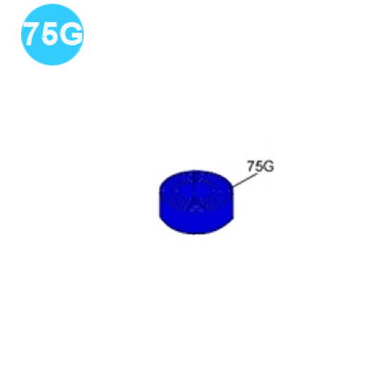 item#75G Eckel Style 7-5/8